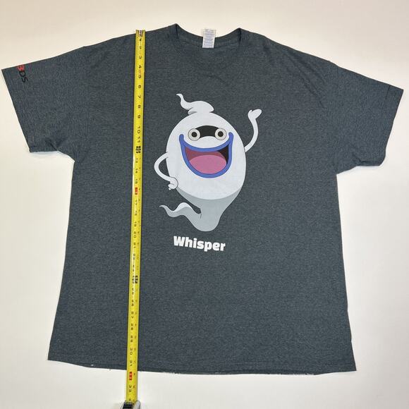 Yo-Kai Watch Shirt Mens 2XL XXL Gray Whisper Nintendo 3DS Anime Yokai Tee - Picture 10 of 11